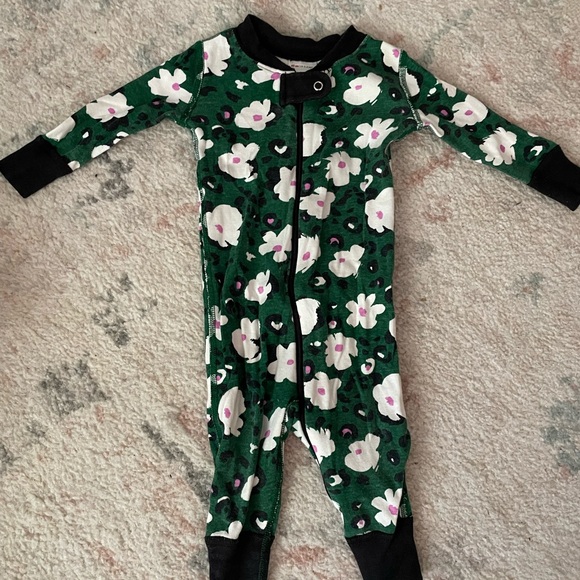 Hanna Andersson Floral One Piece Size 3-6 months - Picture 1 of 5